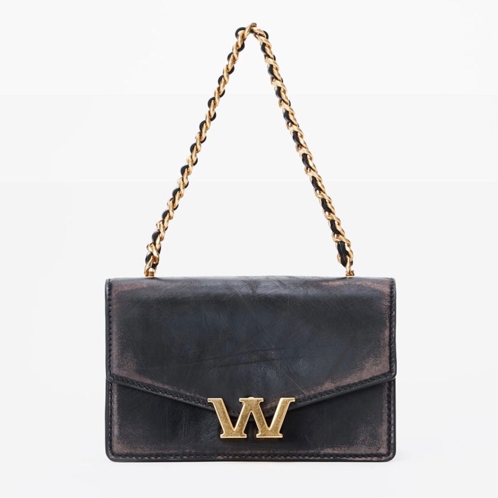 BRAND NEW Alexander Wang W Legacy Mini Bag in Distressed Leather WORTH $750